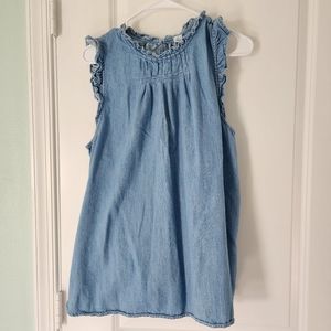 Old Navy Denim blouse shell size Large great condition